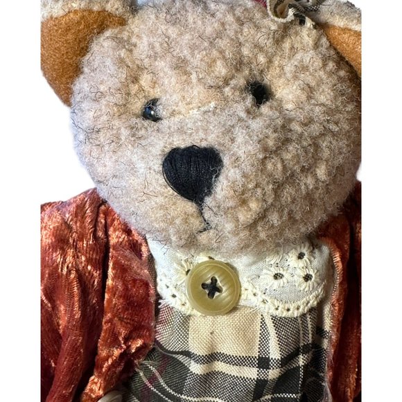 ENESCO - 1996 TEDDY TOMPKINS COLLECTIBLE BEARS - 22" ISABELLA - Picture 4 of 16